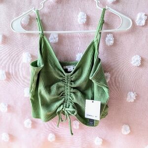 O'Neill Crop Tank, Green, Women's, Small, New With Tags